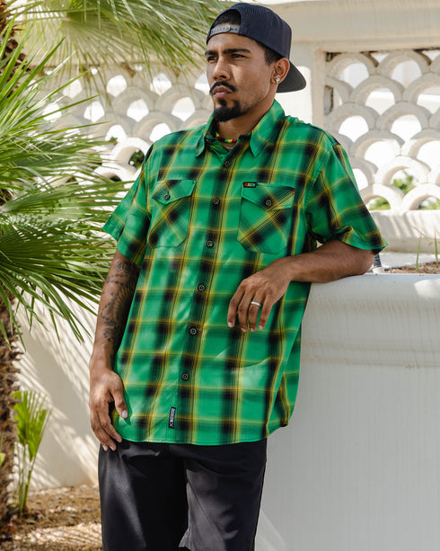 KINGSTON BAMBOO SHORT SLEEVE BUTTON UP - MENS